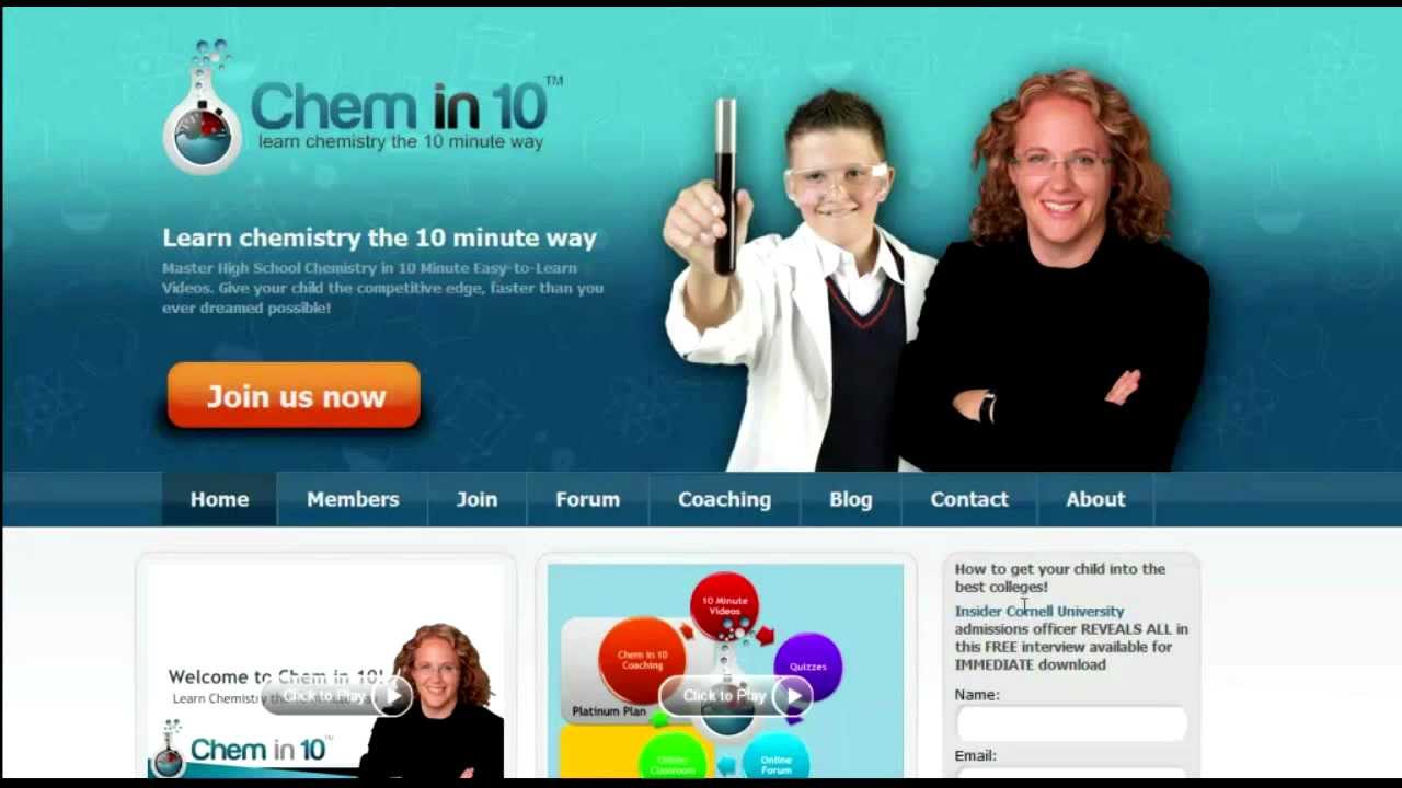 Chem in 10 brings chemistry learning to the 21st century