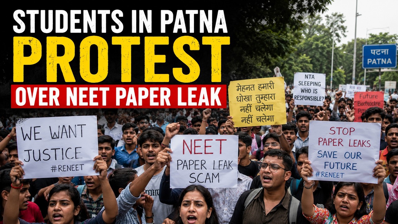 NEET UG Paper Leak Case: Students Hold Protest Over NEET Paper Leak | Bihar | Patna