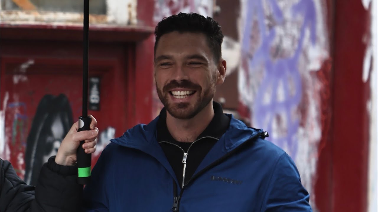 James Nelson Joyce is spotted filming this city is ours season 2 in Liverpool