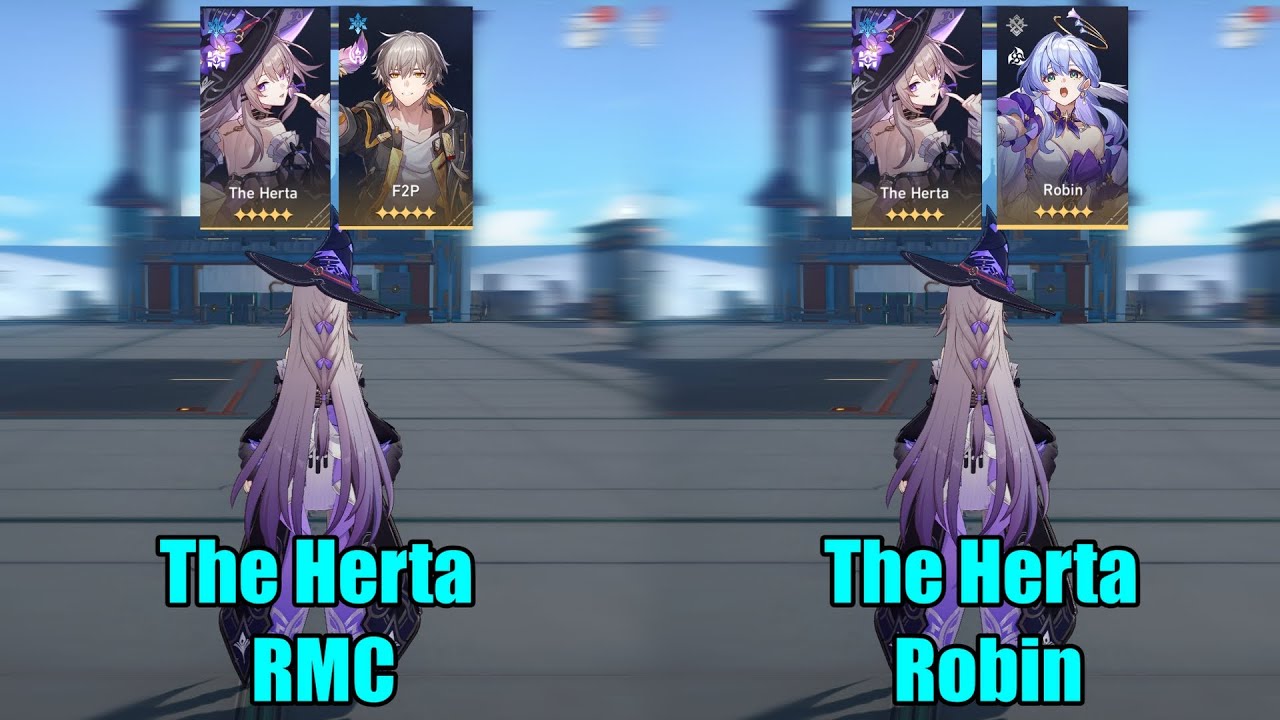 How Much Does Remembrance MC Vs Robin Buff The Herta ? || HSR