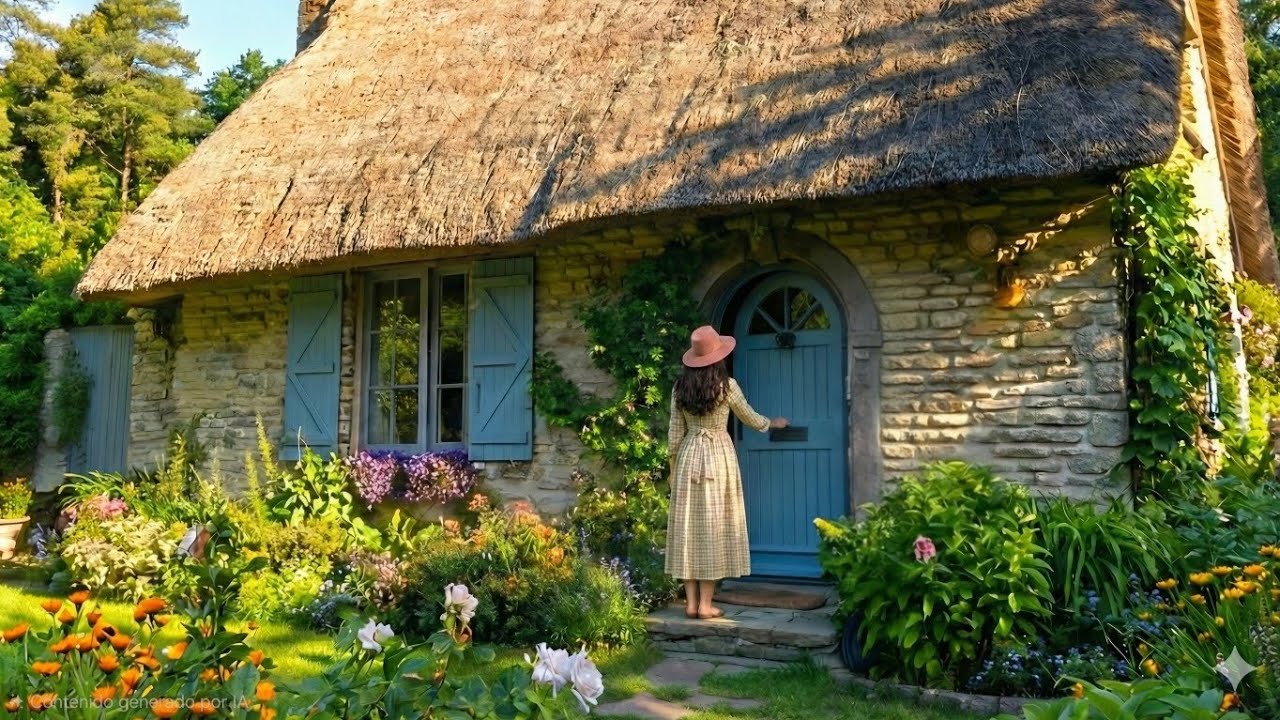 Spring Morning in a French Cottage 🌿 | Cozy Tropical Forest Ambience