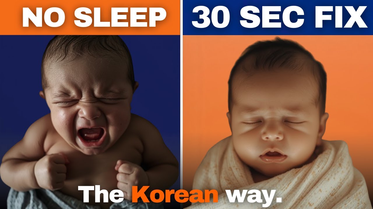 This Korean Method to make baby sleep in 30 Seconds