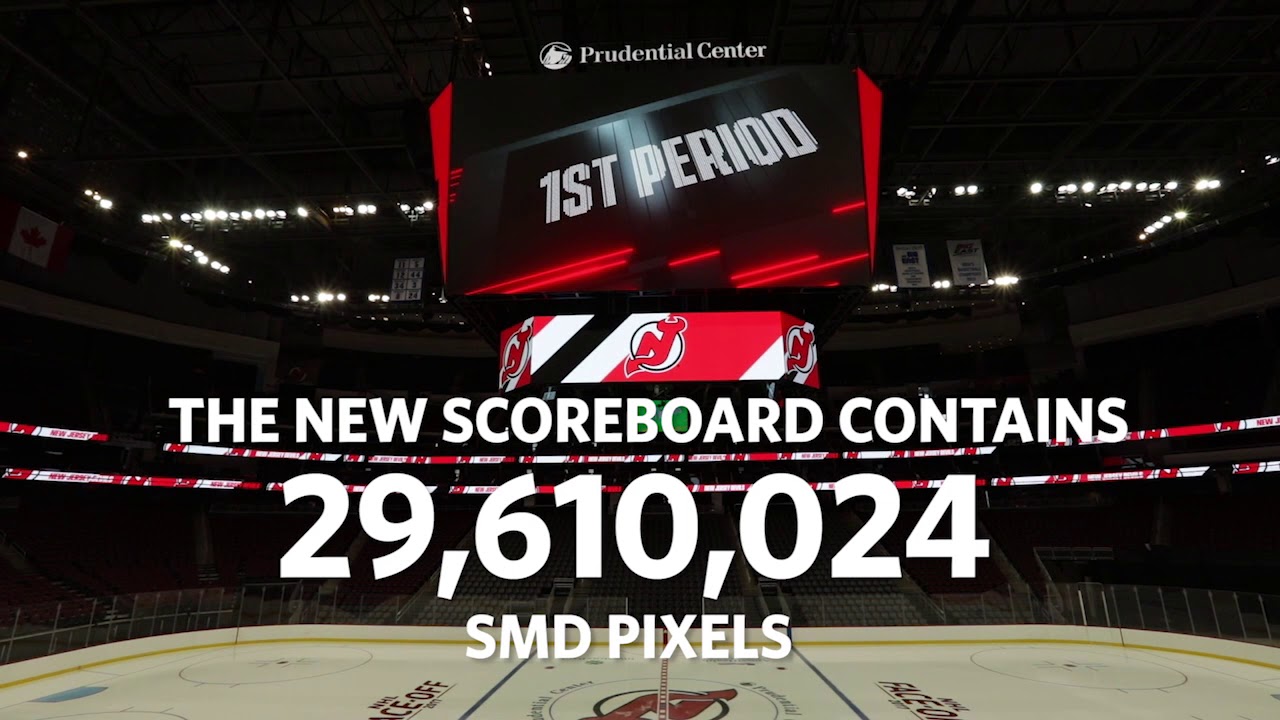 New Jersey Devils Unveil World&rsquo;s Largest Indoor Scoreboard at Prudential Center