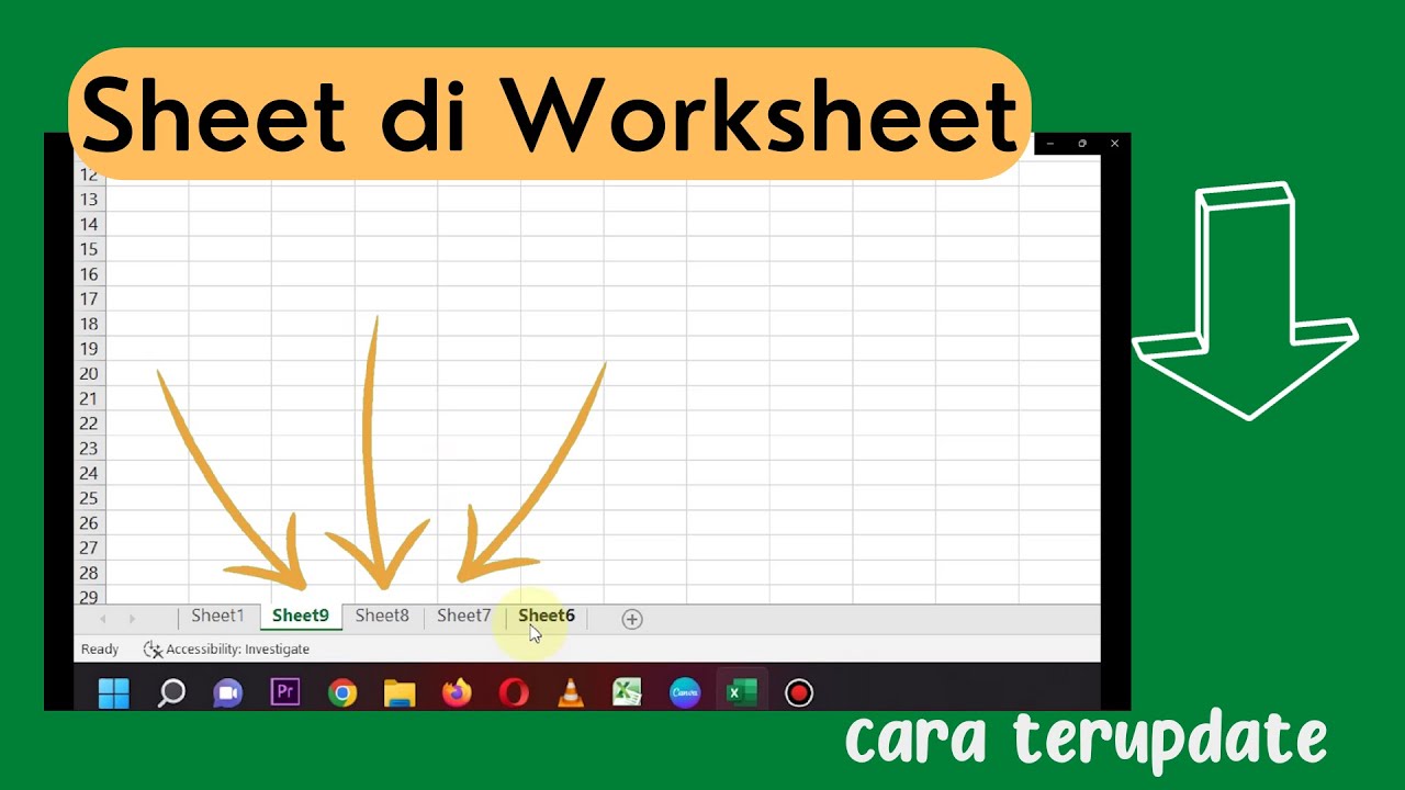 Cara Menambah Sheet Baru Di Excel | Worksheet
