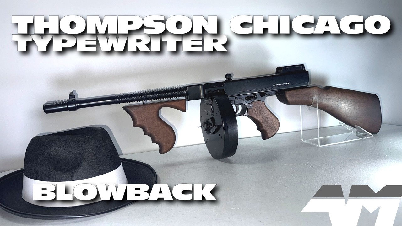 Ares Thompson Chicago Typewriter / M1928 Blowback Airsoft Unboxing