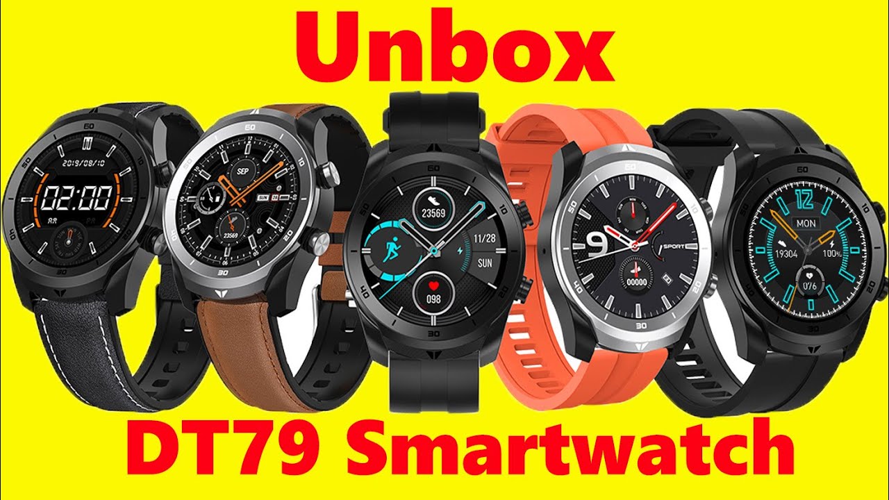 DT79 Smartwatch Unboxing Review - Is it better than DT78 Smartwatch? Large battery build -in