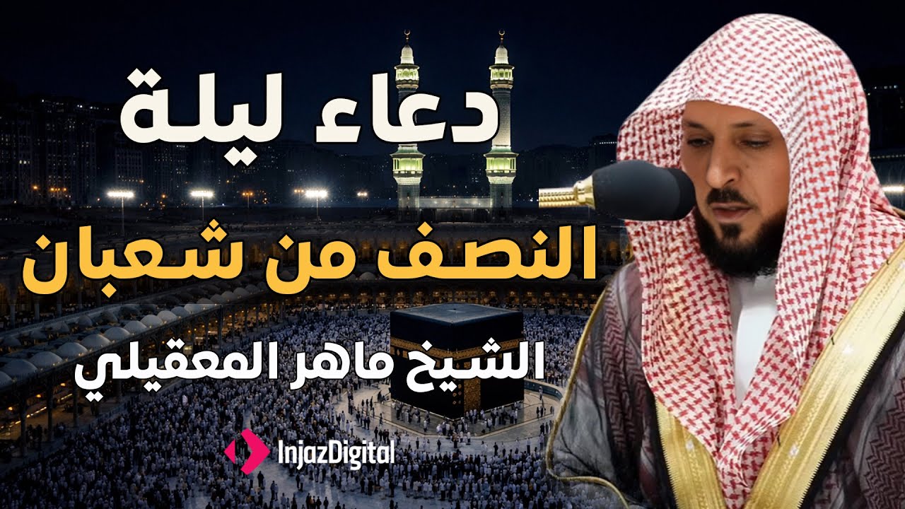 دعاء في ليله النصف من شهر شعبان 2026 - ماهر المعقيلي - ليلة رفع البلاء وقضاء الحوائج وجلب الرزق 🤲