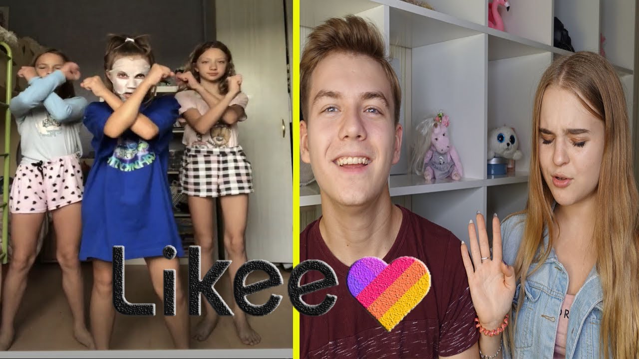 Что творится в likee?😱 Реакция на видео в лайк с парнем/The liza