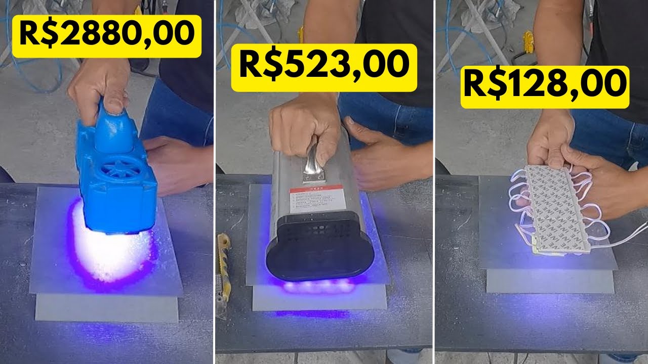 QUAL LAMPADA UV USAR ? / Qual lampada UV FAST de reparos de pintura pode usar na pintura automotiva