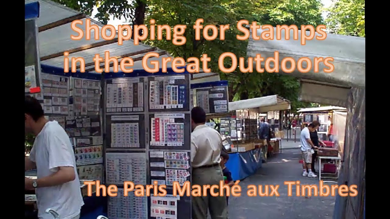 Shopping for Stamps in the Great Outdoors: The Paris Marché aux Timbres