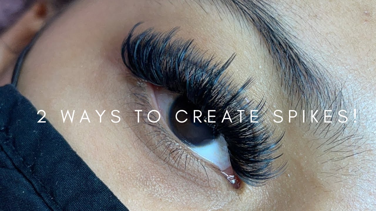 How to make spikes for your wispy sets!(lash extensions)