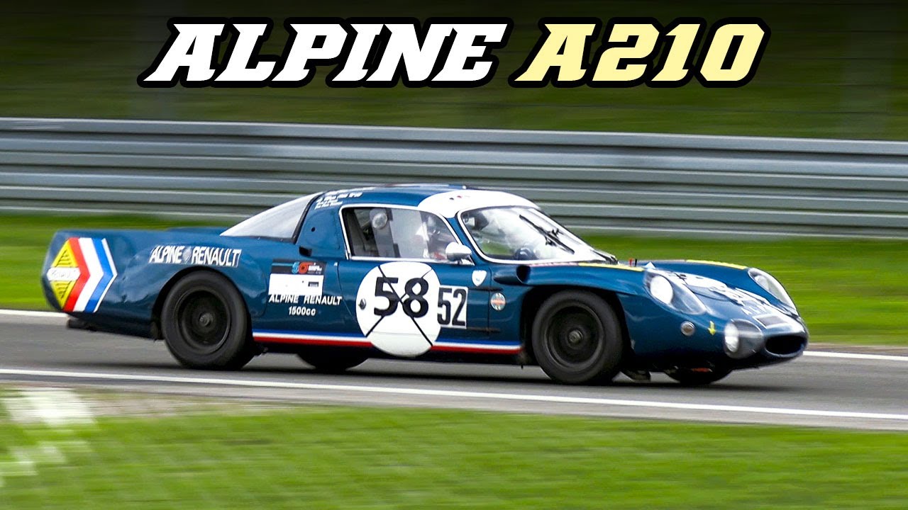 1967 Renault Alpine A210 racing at the Nürburgring and Zolder