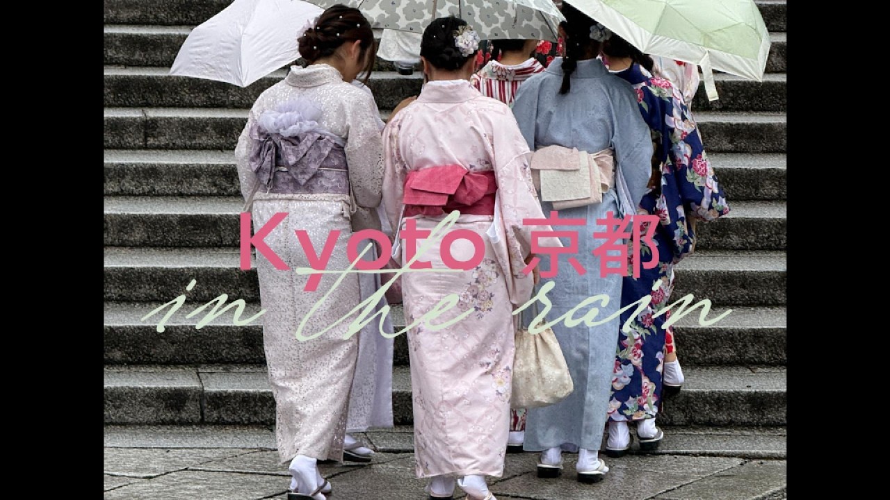 Kyoto in the Rain: Serene Temple Walk & Kimono Streets | Japan Travel vlog