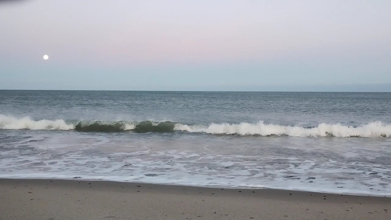 🌝🌊❄ Schneemond Brandung Meeresrauschen Vollmond Meditation Februar