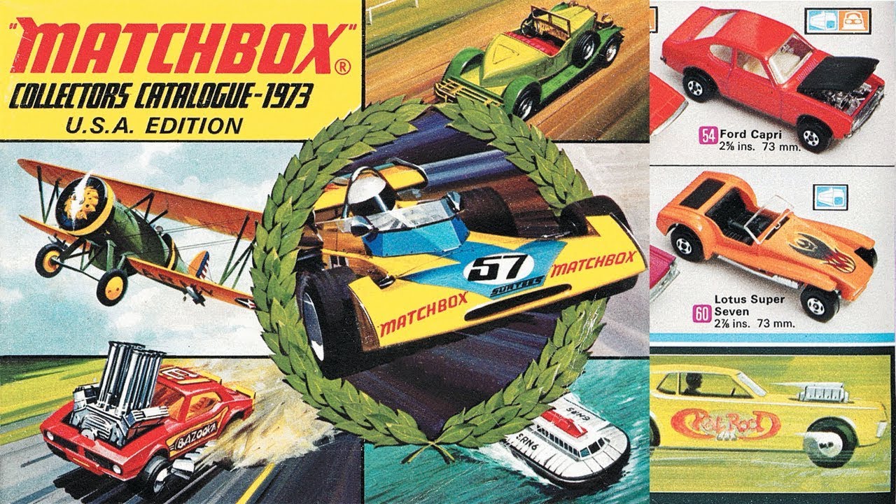 Презентация всех моделей Matchbox 1973 года.