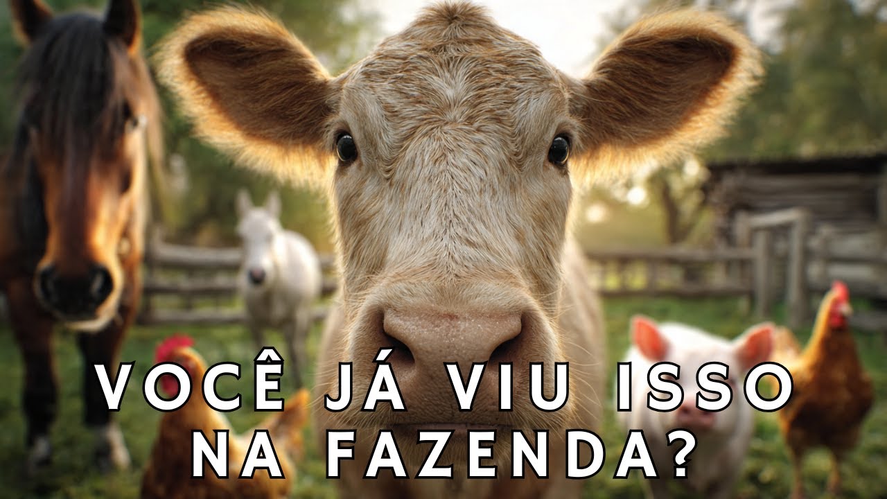 Animais da Fazenda | Sons Reais dos Animais | Vídeo Educativo para Crianças