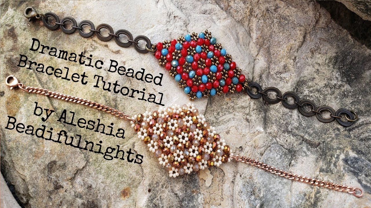Dramatic Beaded Bracelet Tutorial
