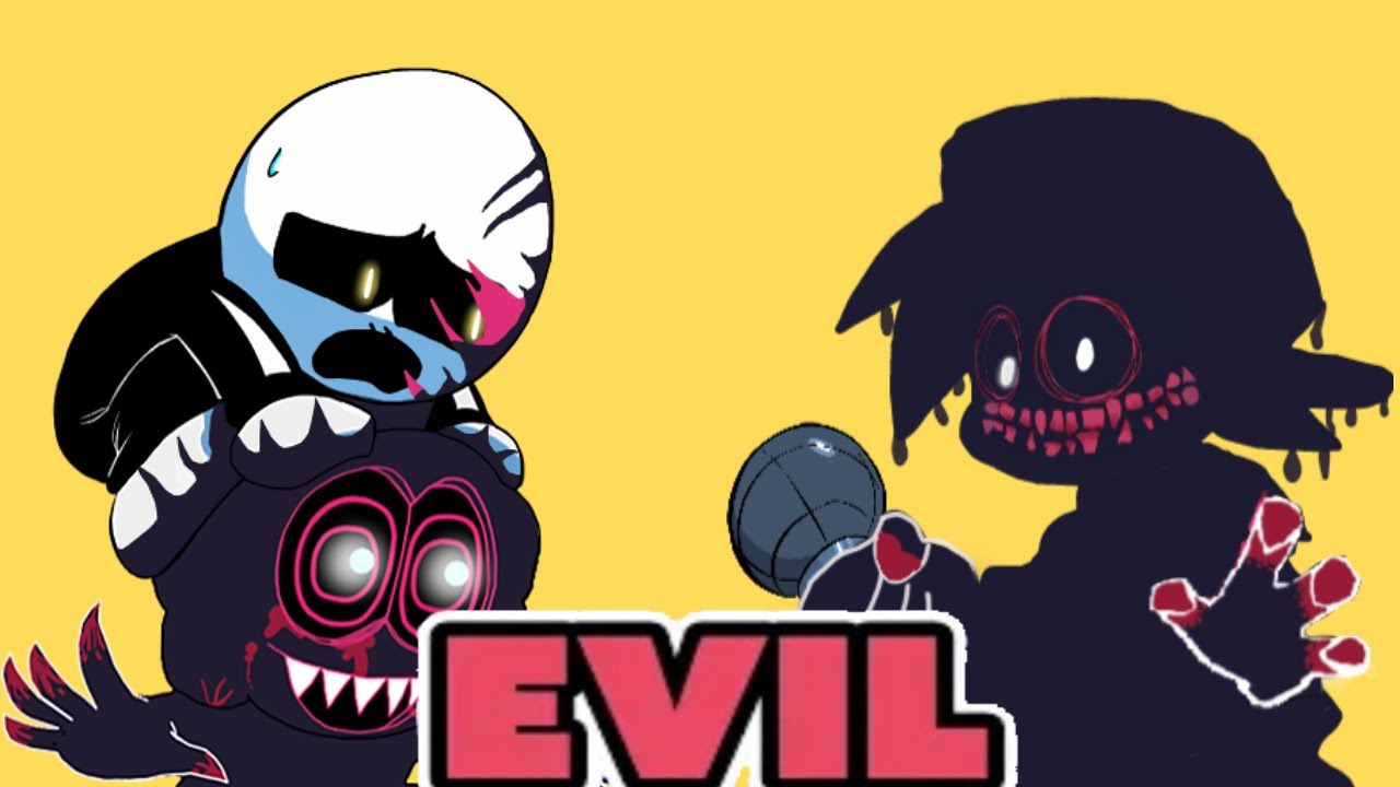 FRIDAY NIGHT FUNKIN' mod EVIL BF vs Corrupt Skid n Pump DAY 2 HD!