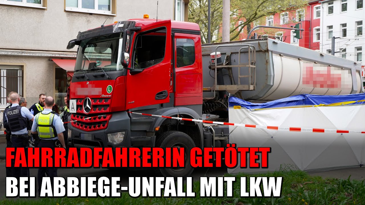 Radfahrerin stirbt unter LKW in Köln-Klettenberg | 09.04.2024