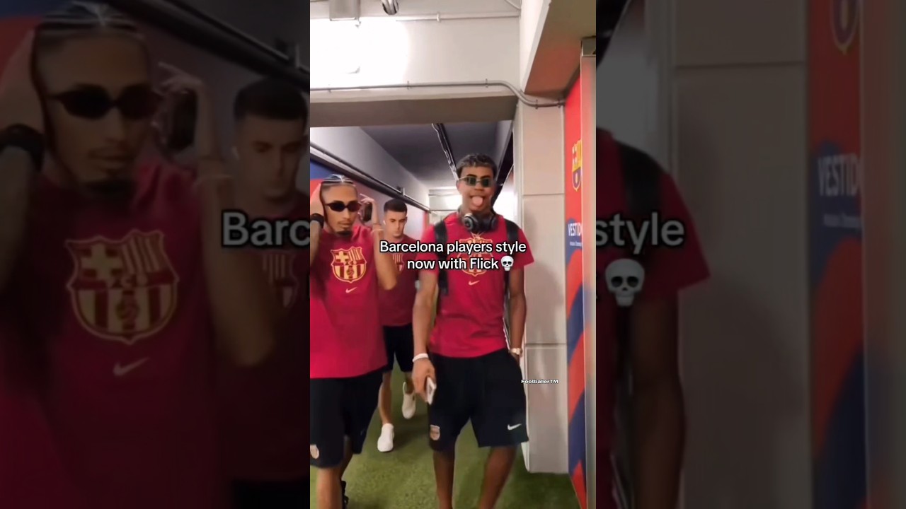 Barcelona Players Style 😎 Flick vs Xavi Rules 👀 #fcbarcelona #barcelona #barca #bar&ccedil;a #flick #xavi