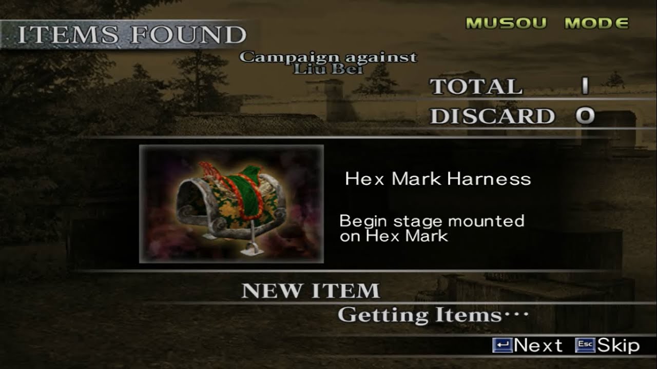 Dynasty Warriors 4 Hyper - Hex Mark Saddnes
