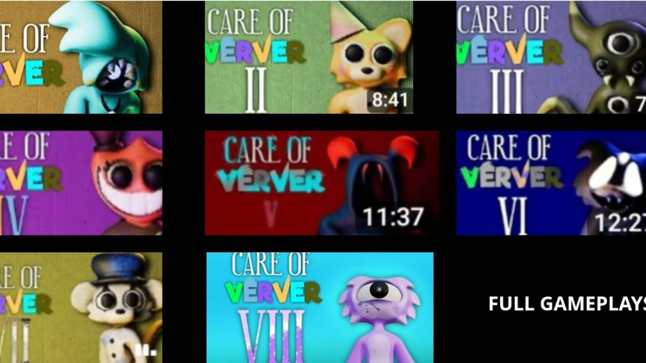 Care of verver del 1 al 8 FULL GAMEPLAYS