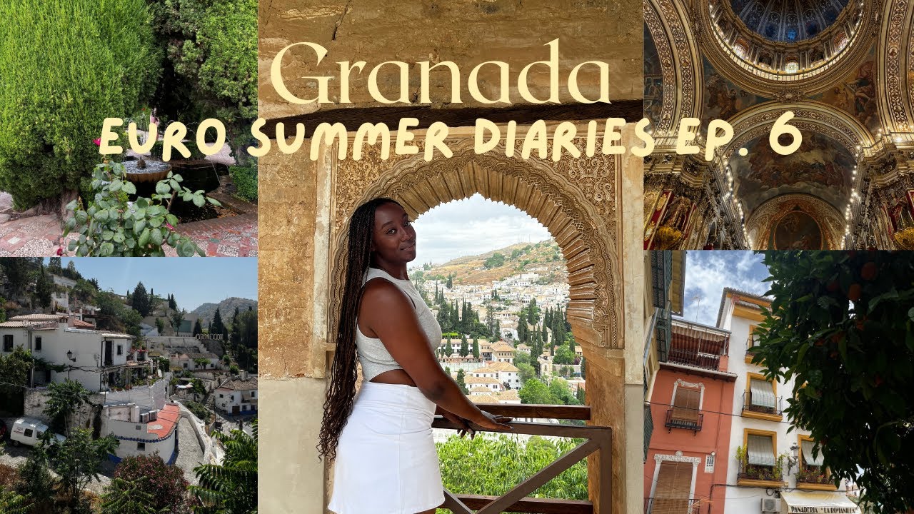 Granada Spain Solo Travel Vlog | Euro Summer 2025 | La Alhambra, El Abacin