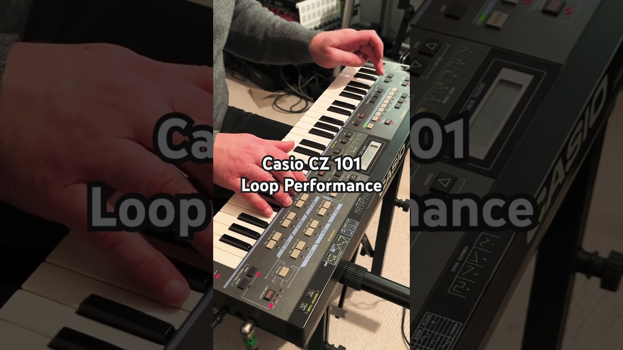 Casio CZ 101 PD Synth from the 80s