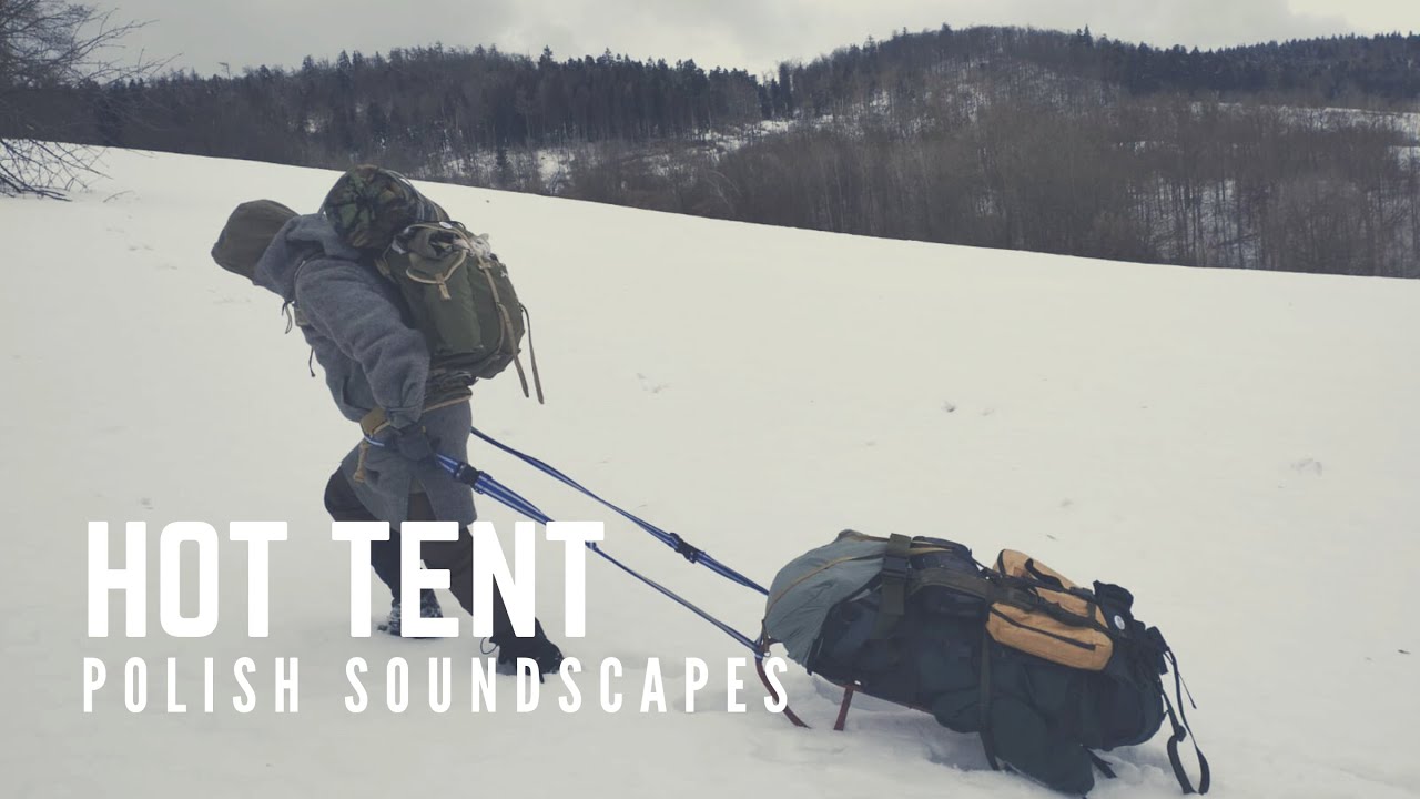 Polish Lavvu Hot Tent Camping | Field recording session