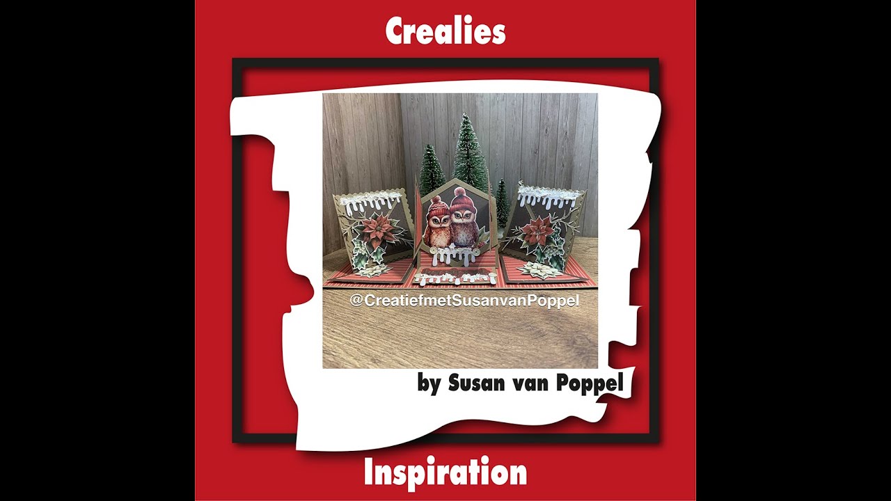 Crealies 25 11 21 Triple Easel Christmas card by Susan