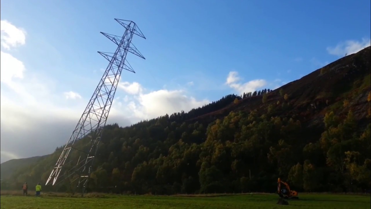 pylons falling compilation