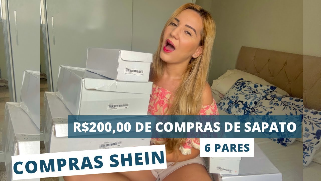 COMPRINHAS de SAPATOS NA SHEIN + DICAS DE COMO COMPRAR SAPATOSMAIS BARATO NA SHEIN