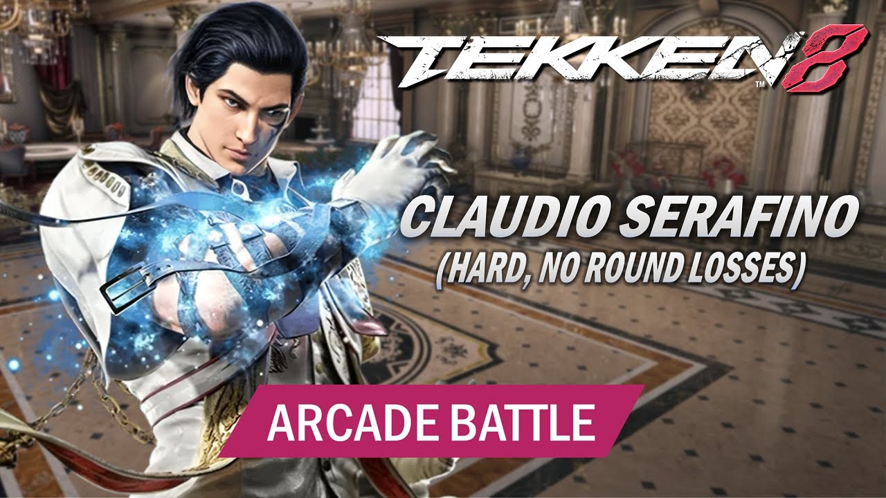 Tekken 8 | Arcade Battle - Claudio Serafino (Hard, No Round Losses)