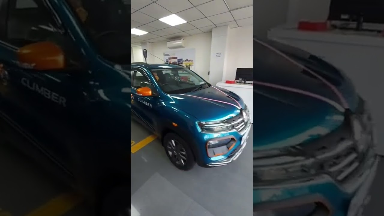 Taking delivery of Kwid Climber 2022 Top model (zanskar blue)#renault #carlover #cardelivery #cars