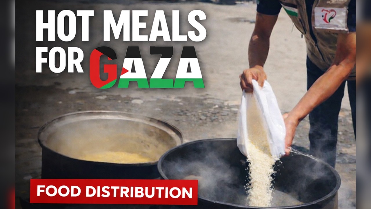Feeding Families in Gaza | Food Distribution | Jisr Al Rahmah
