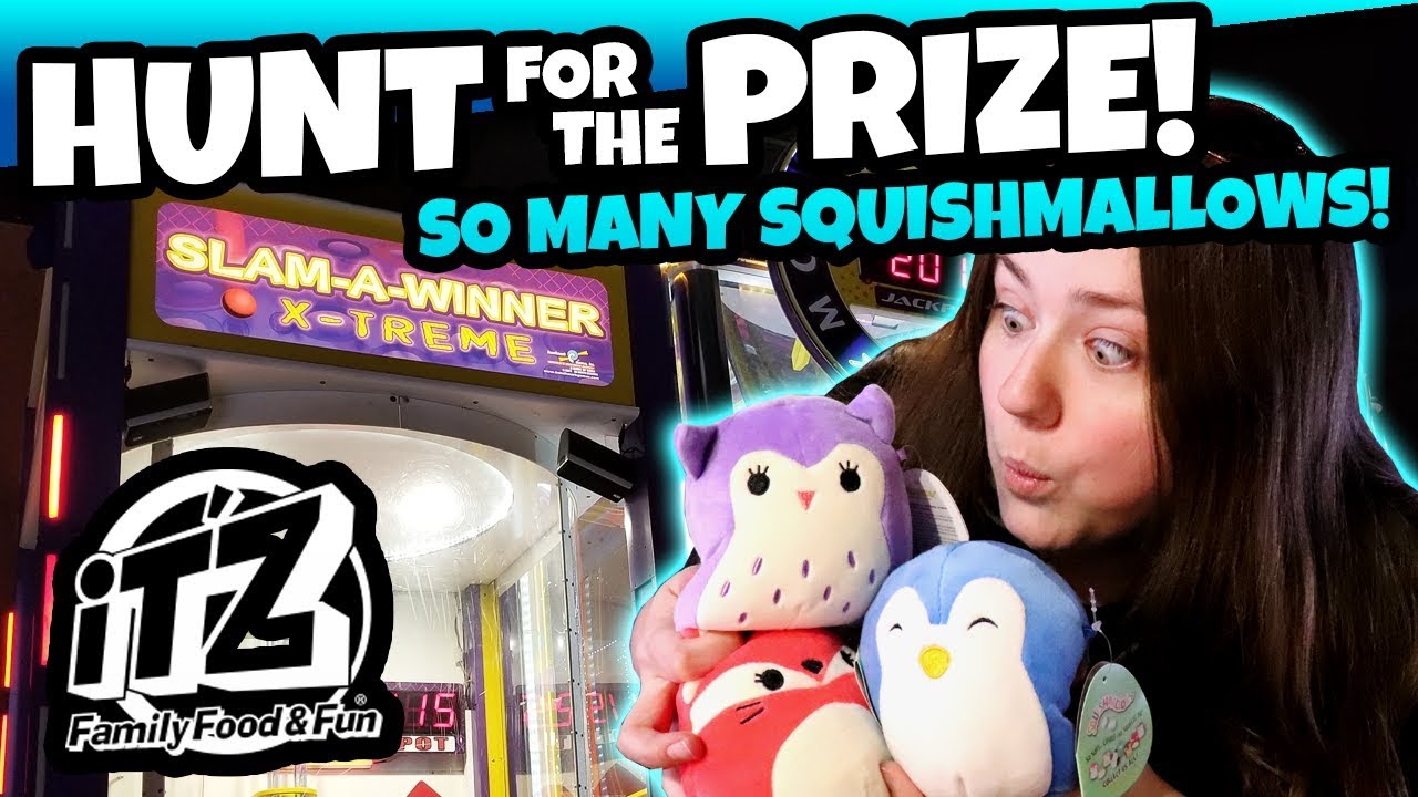 SO MANY SQUISHMALLOWS! Hunt for the Prize at the iTz Arcade Family Fun and Food!