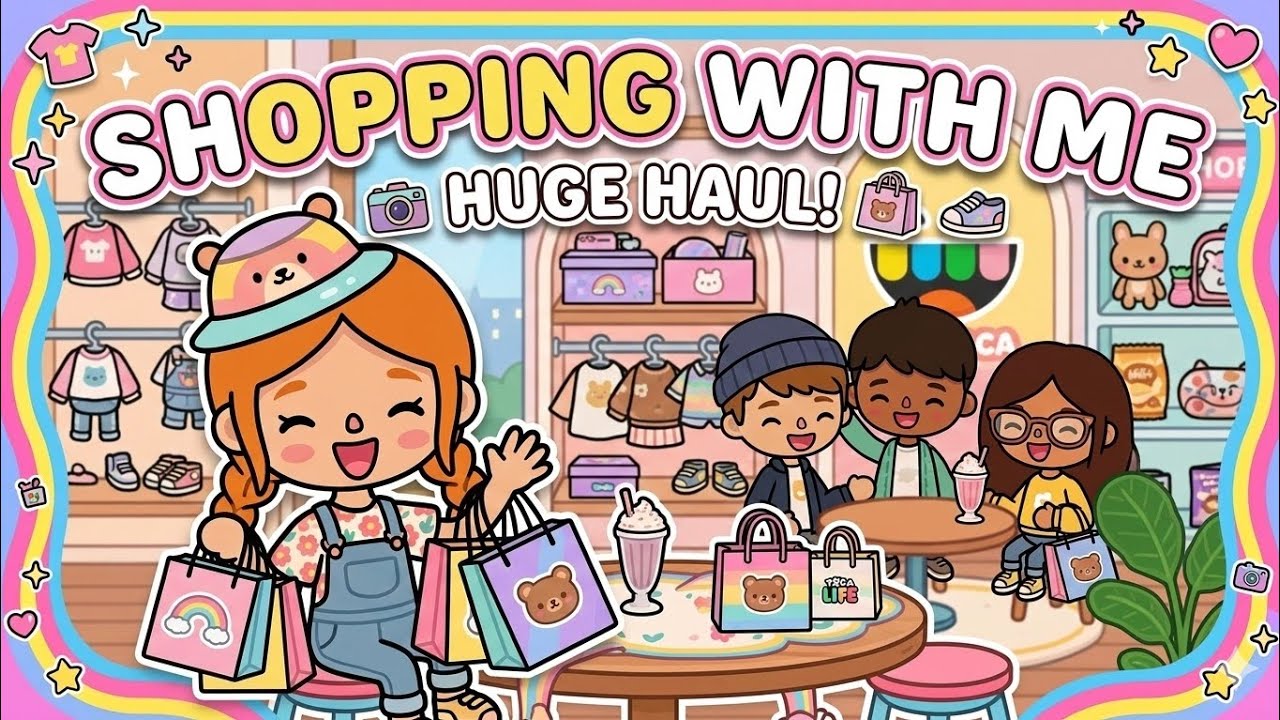 Going  SHOPPING! HAUL|| Toca Boca Life World #tocaboca #pazu #avatarworld 
