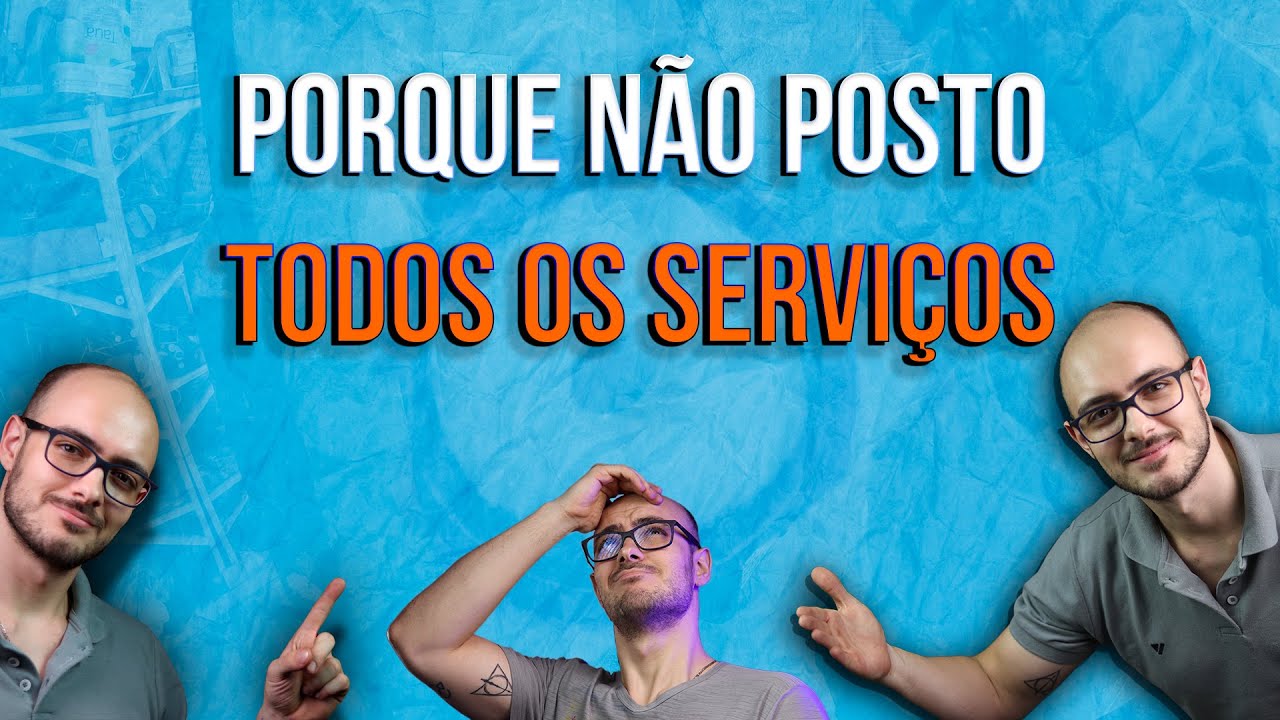 Serviço de usinagem - porque não posto todos os serviços no canal | Dia Dia 001