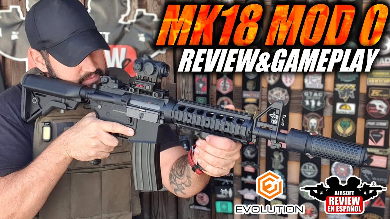 Solo 135€‼ 😱😱 MK18 MOD 0 RECON de EVOLUTION ( Review & Gameplay ) | Airsoft Review en Español