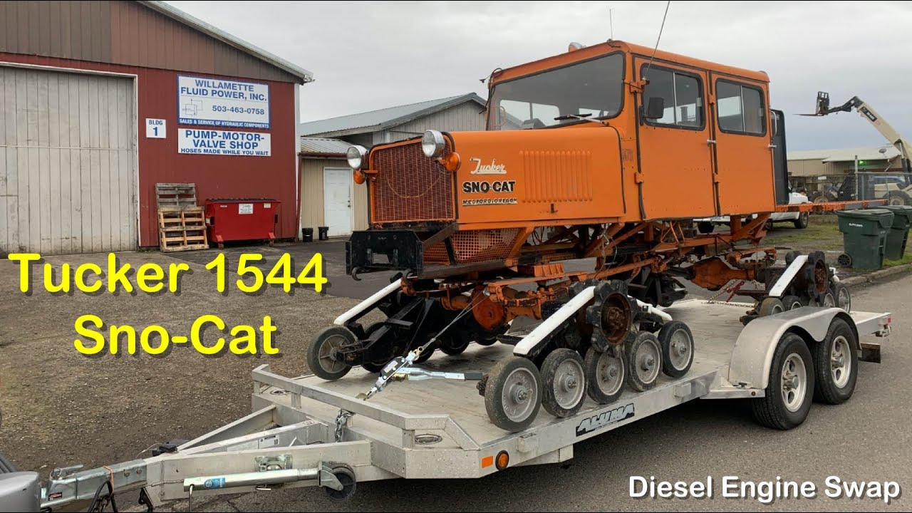 1980 Tucker 1544 Sno-Cat Engine Swap Part 1