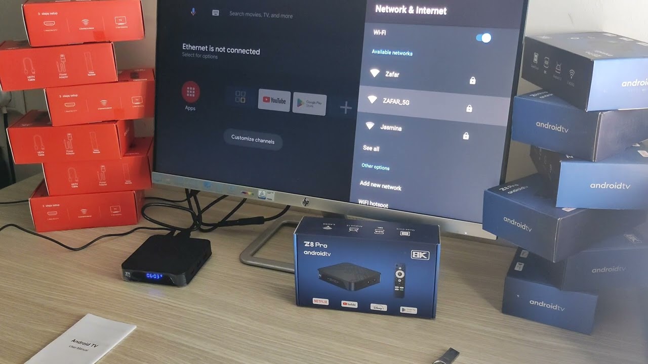 TV BOX Z8 Pro 4G/32G ishga tushurish uchun qo'llanma