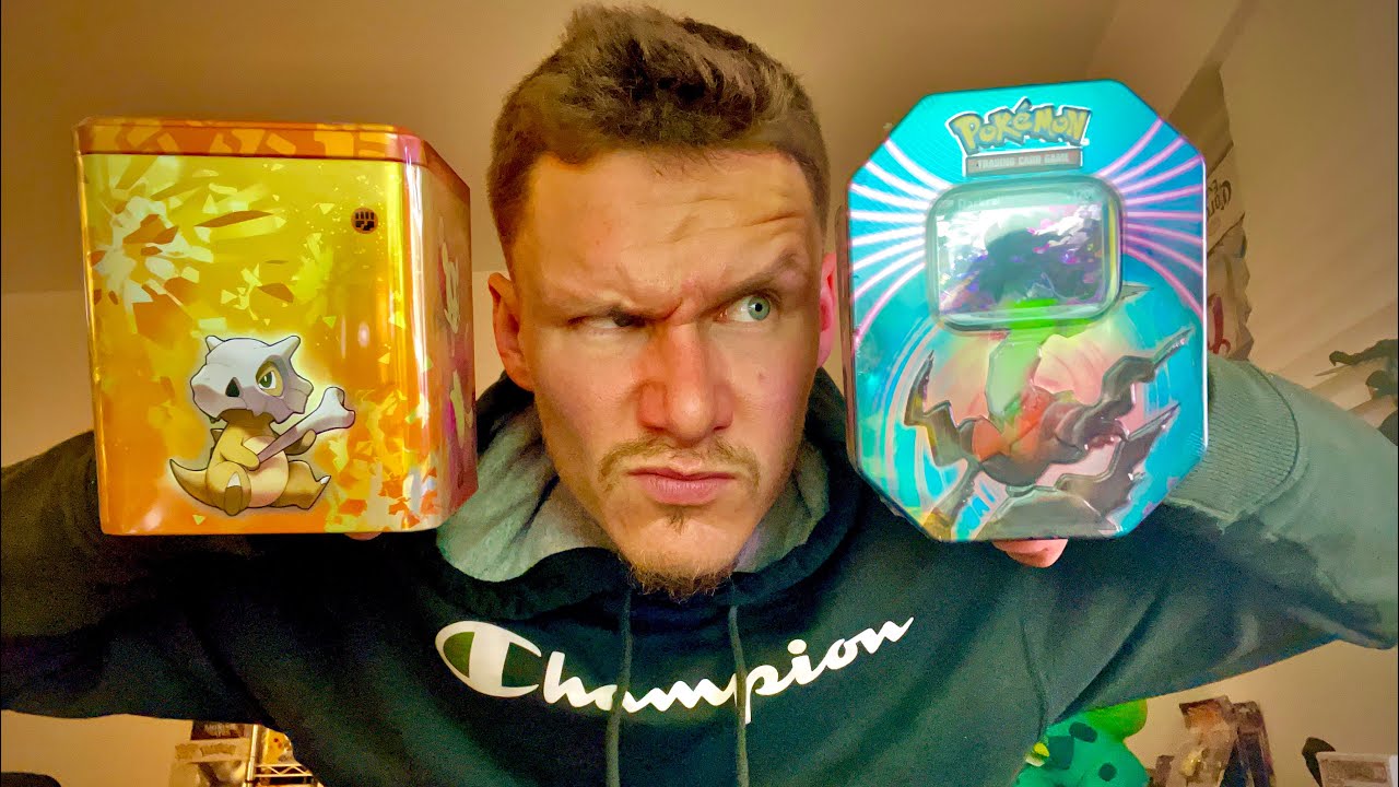 3 PACK TIN BATTLE! Stacking Fighting vs Mighty Mysterious Pok&eacute;mon Cards Opening