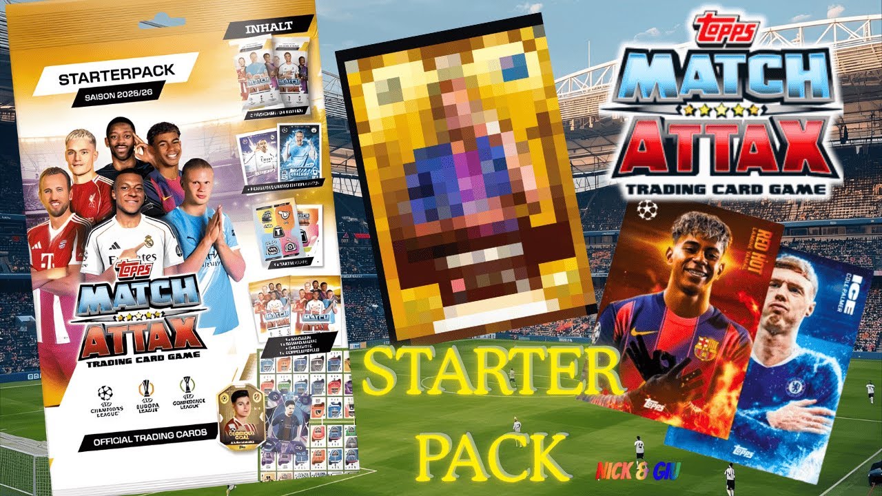 *Partiamo col Botto?* 🤩 Topps MATCH ATTAX 2025/26 - Starter Pack! ⚽