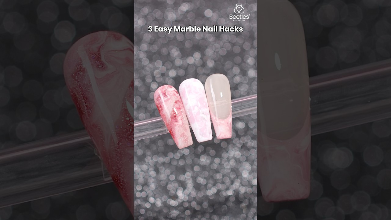 💕Love marble nails? Here's how to nail 3 unique looks with ease!💅👩&zwj;🎨
