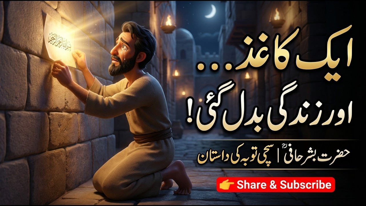 Hazrat Bishr Hafi (RA) Episode 1 | Gunaah Se Hidayat Tak | Islamic Animated Drama
