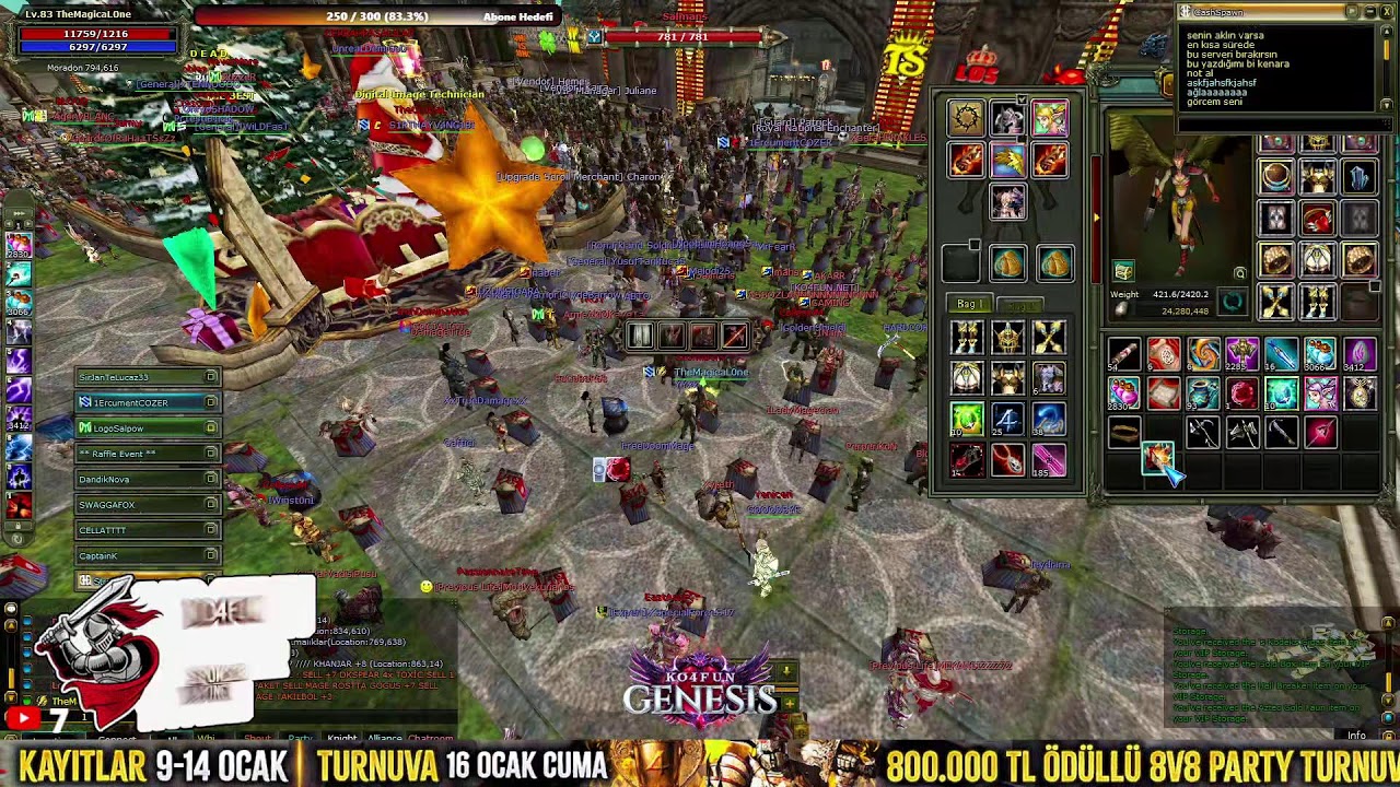 #KO4FUN 🏆  TheMagicaLOne / Mage PK 🔥 Immortal 🔥 #Knight Online PVP #Canlı Yayın