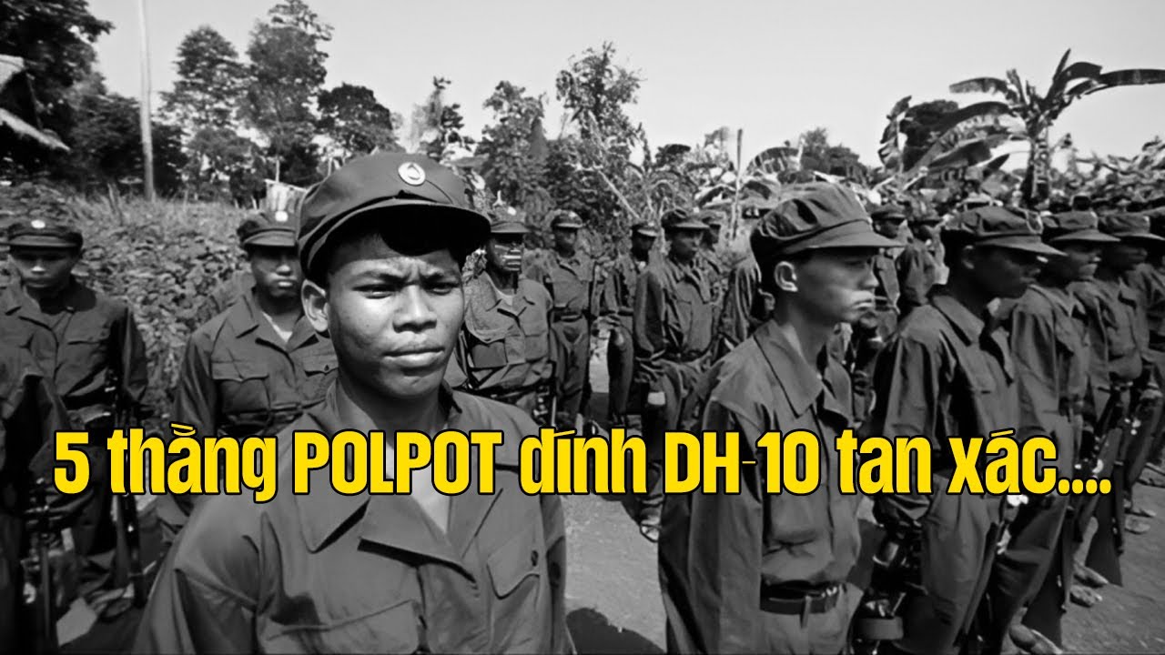 5 thằng POLPOT dính quả DH-10 tan xác luôn...!