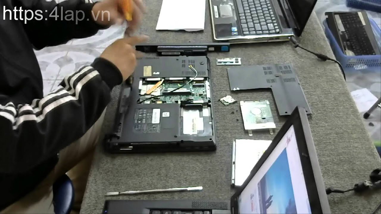 Acer 4820t Disassembly and fan cleaning