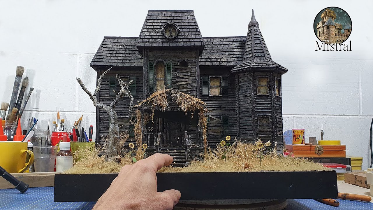 The house on Neibolt Street - Diorama TUTORIAL 1/35 scale