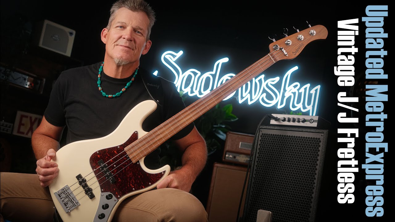 2023 Update | Sadowsky MetroExpress Vintage 21 JJ Fretless bass | w. Andy Irvine